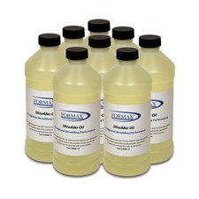 Formax 8000-12 Shredder Lubricating Oil for Internal Auto-Oiler, Eight 16-Ounce Bottles